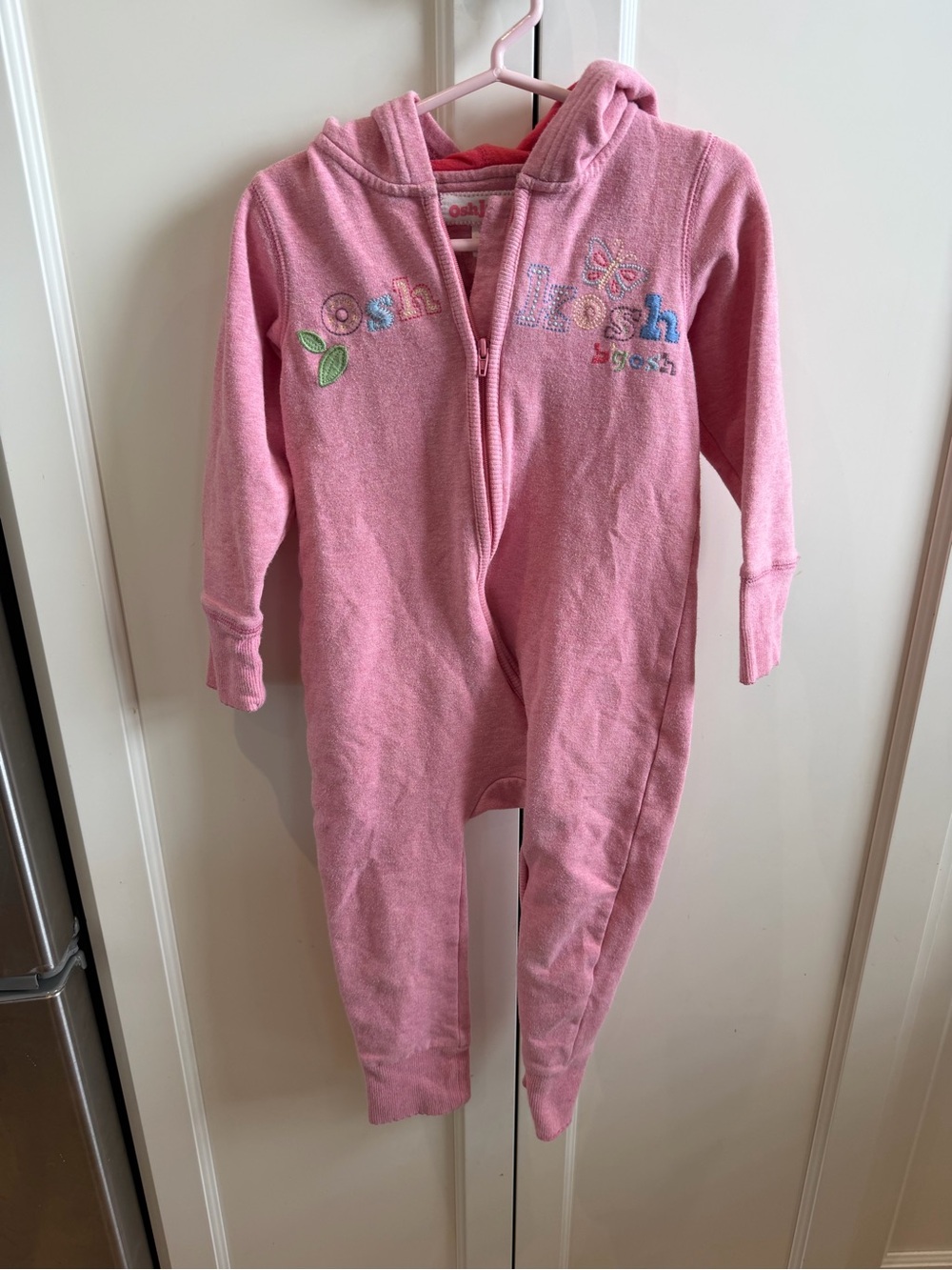 oshkosh b’gosh 3t Pink Hooded One-Piece Romper for Kids
